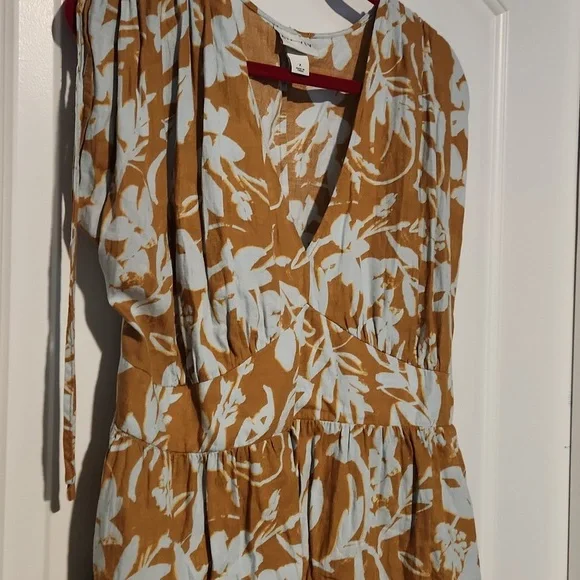 XL Ava & Viv Floral Sun Dress in YELLOW & Pale Blue ☀️ - Picture 6 of 8